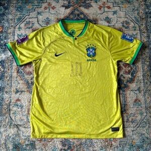 Nike Brazil Neymar World Cup Soccer Jersey Size XL